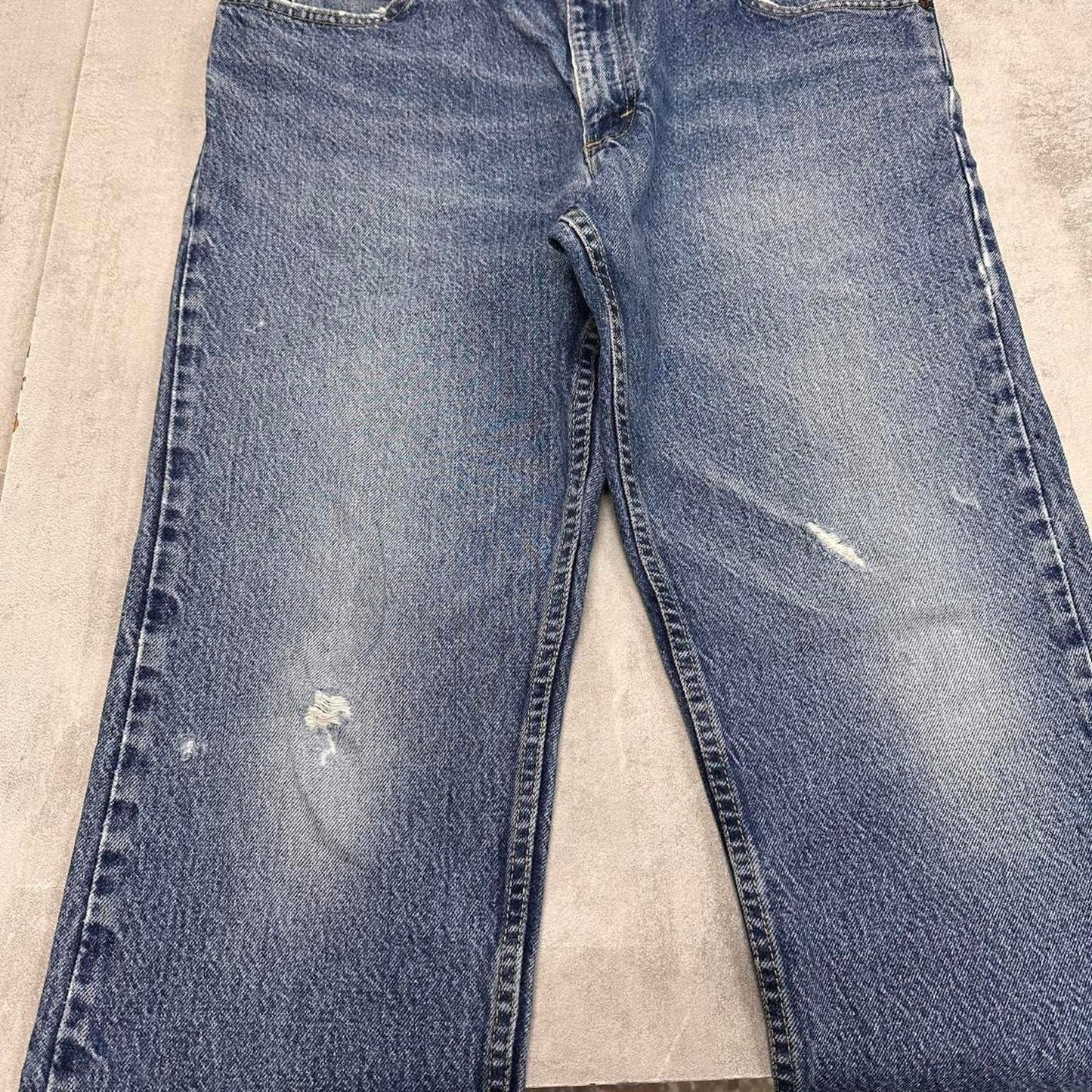 Blue Lee Jeans W36L29 denim 90s style skater pants