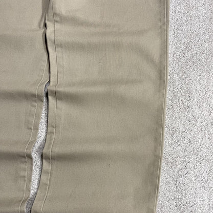 Dickies carpenter pants W34L32 khaki slim fit Chino style skate work trousers