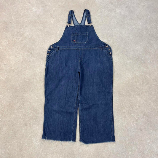 Blue denim Dickies dungarees W48L26 USA mens overalls