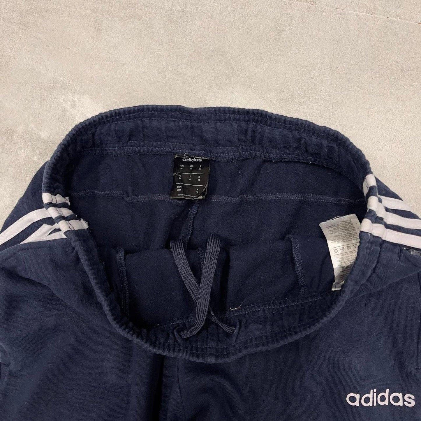 Y2k navy Adidas joggers M