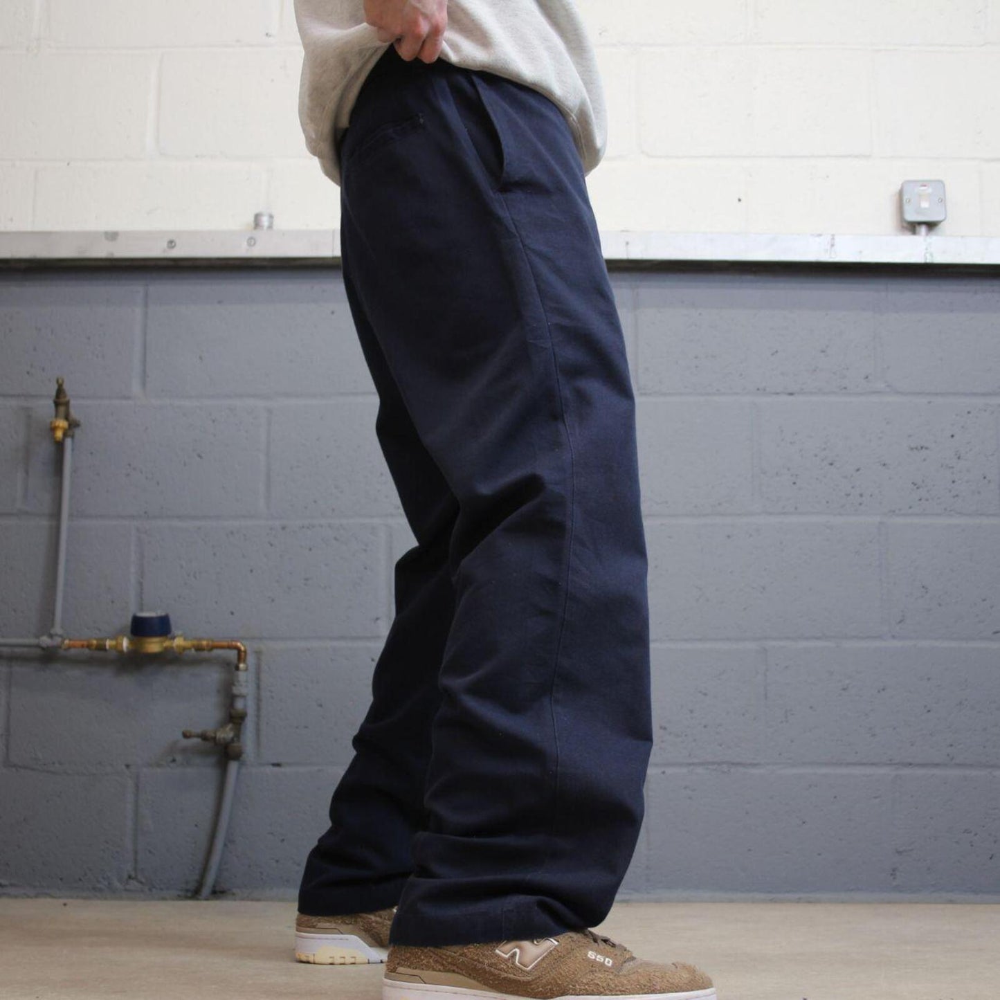 Vintage y2k skater work pants W36L30 faded navy