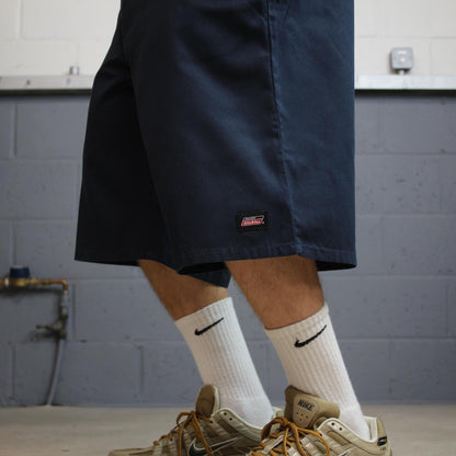 Dickies baggy carpenter shorts y2k navy Wide leg chino summer festival shorts