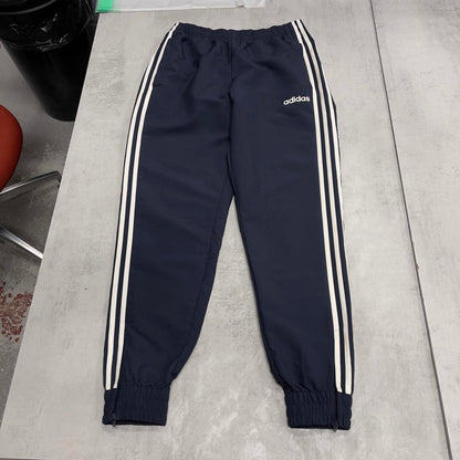Adidas tracksuit bottoms Medium trackies joggers side stripes y2k style