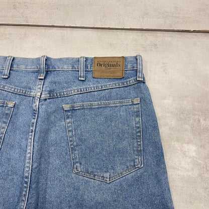 Blue Wrangler jorts W36
