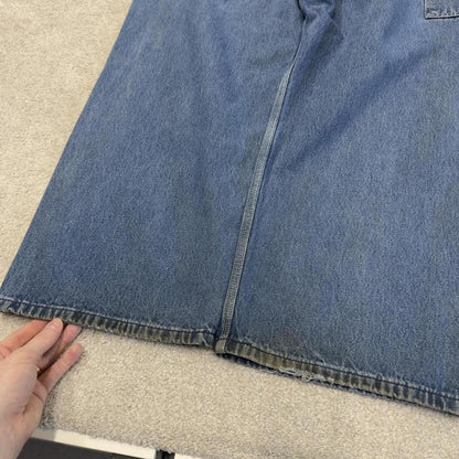 Carhartt denim Dungarees loose overalls blue Farmer workwear bib & brace utility