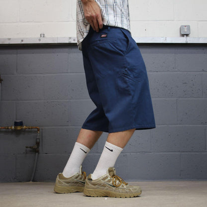 Dickies checkered chino shorts carpenter blue Chino skater / surf shorts loose fit festival