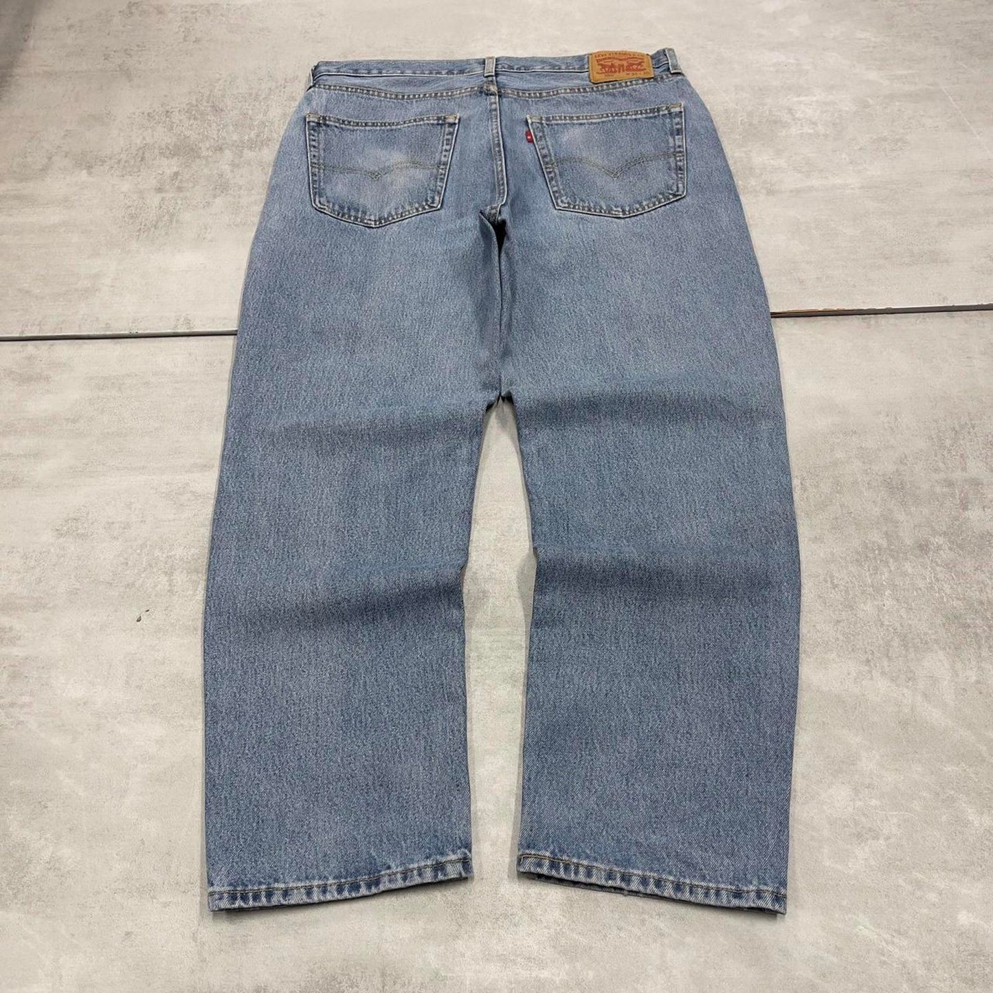 Baggy Levis 550 jeans W36 L30 blue loose 90s relaxed style skater jeans red tab logo