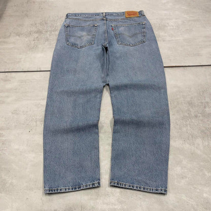 Baggy Levis 550 jeans W36 L30 blue loose 90s relaxed style skater jeans red tab logo