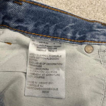 Vintage Y2k Dickies work jeans blue Straight leg thick denim skater style workwear pants