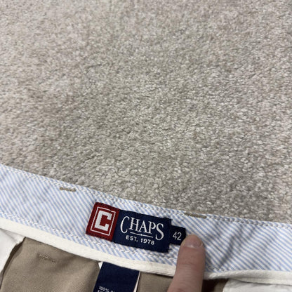 Chaps Baggy cargo shorts y2k beige Loose floaty chino utility summer festival hiking shorts