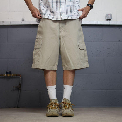 Dickies cargo workwear shorts utility beige skater / surf shorts loose relaxed fit festival