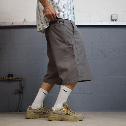 Dickies baggy shorts chino carpenter grey Twill chino skater style shorts loose cargo
