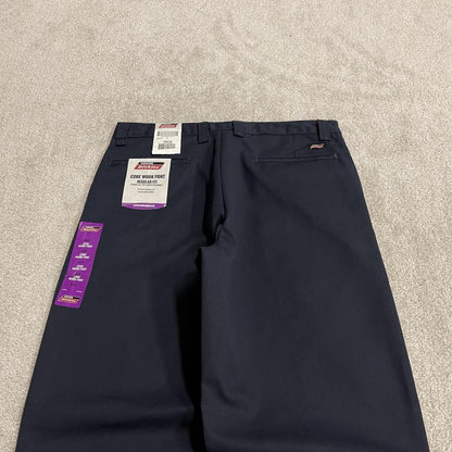 Dickies work pants W34L32 navy regular fit Twill chino style skate work trousers