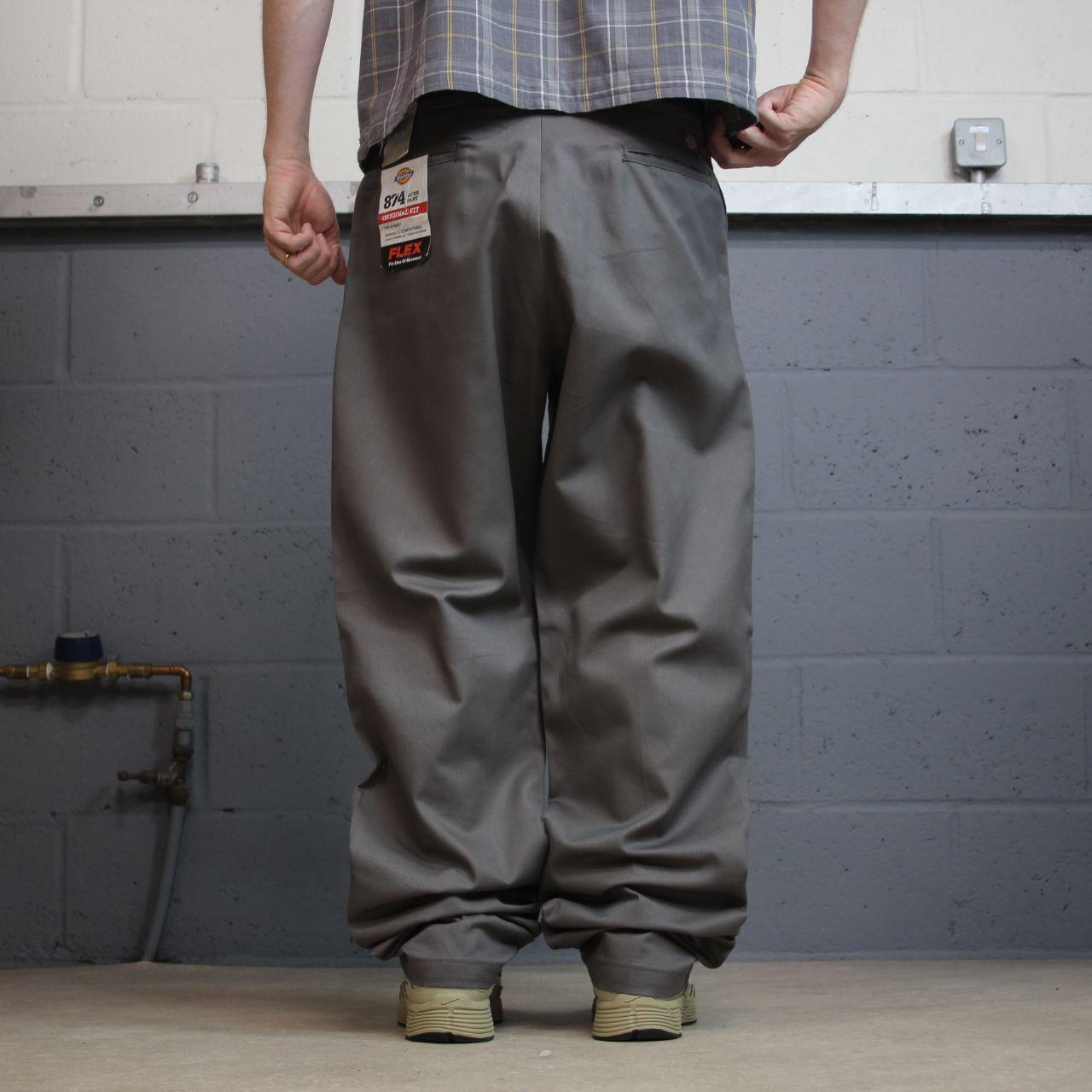 Dickies 874 pants grey original fit W36L34 Chino style skate work trousers