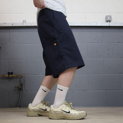 Dickies carpenter shorts long leg navy Twill chino skater style shorts loose long leg