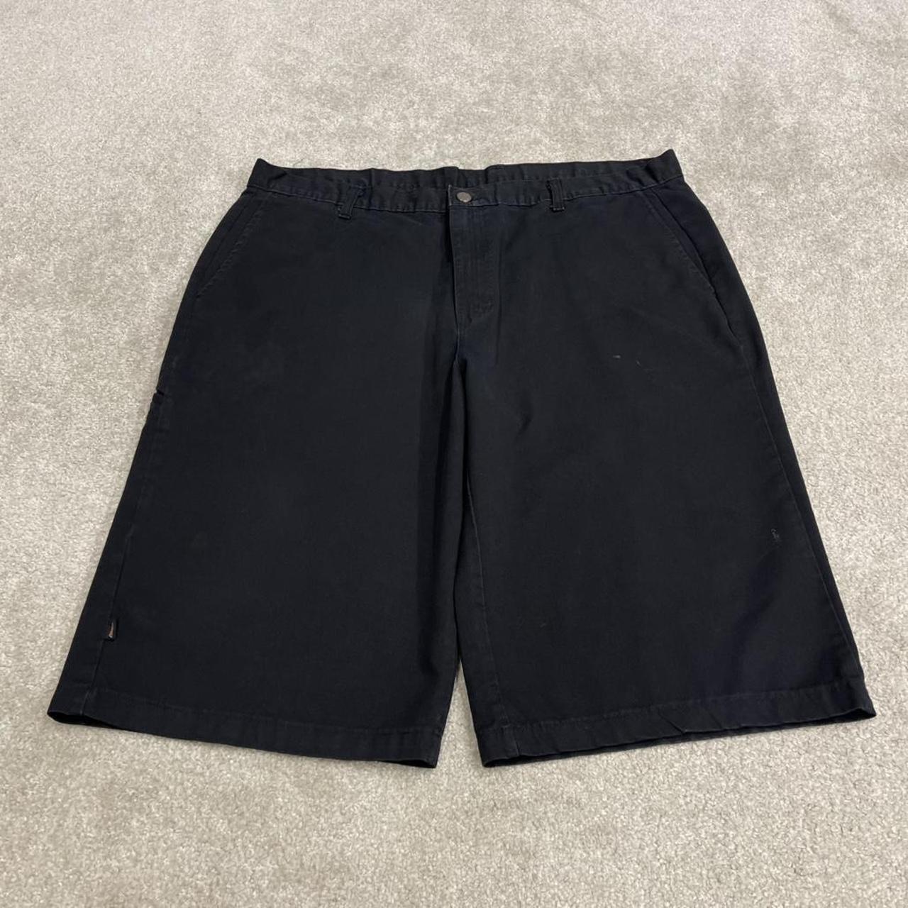 Dickies baggy chino shorts carpenter black Chino style skater shorts long wide leg festival