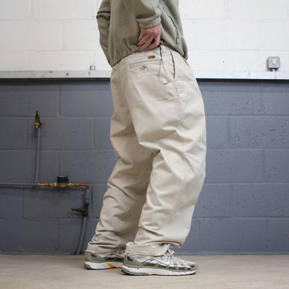 Baggy Carhartt work pants W38L31 beige loose skate pants