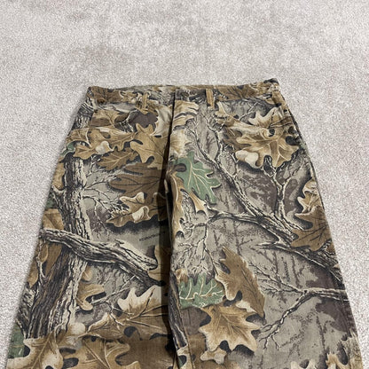 Wrangler Realtree camo jeans Y2K khaki Straight fit advantage forest camouflage pants