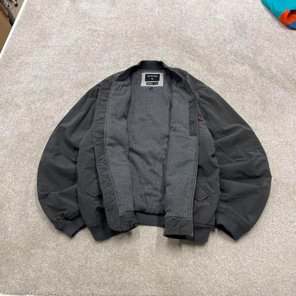 00s Quiksilver technical bomber jacket L men's y2k style fleece lined windbreaker