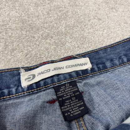 PACO denim carpenter shorts y2k blue Surf summer style jorts perfect for festival