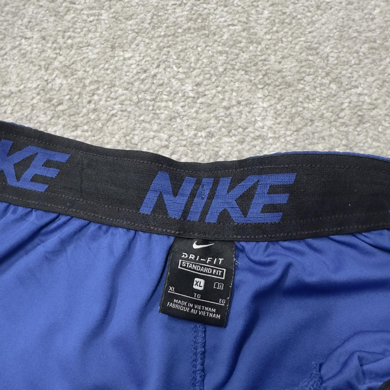 Nike sports shorts y2k loose blue Dri-Fit comfy floaty summer gym shorts