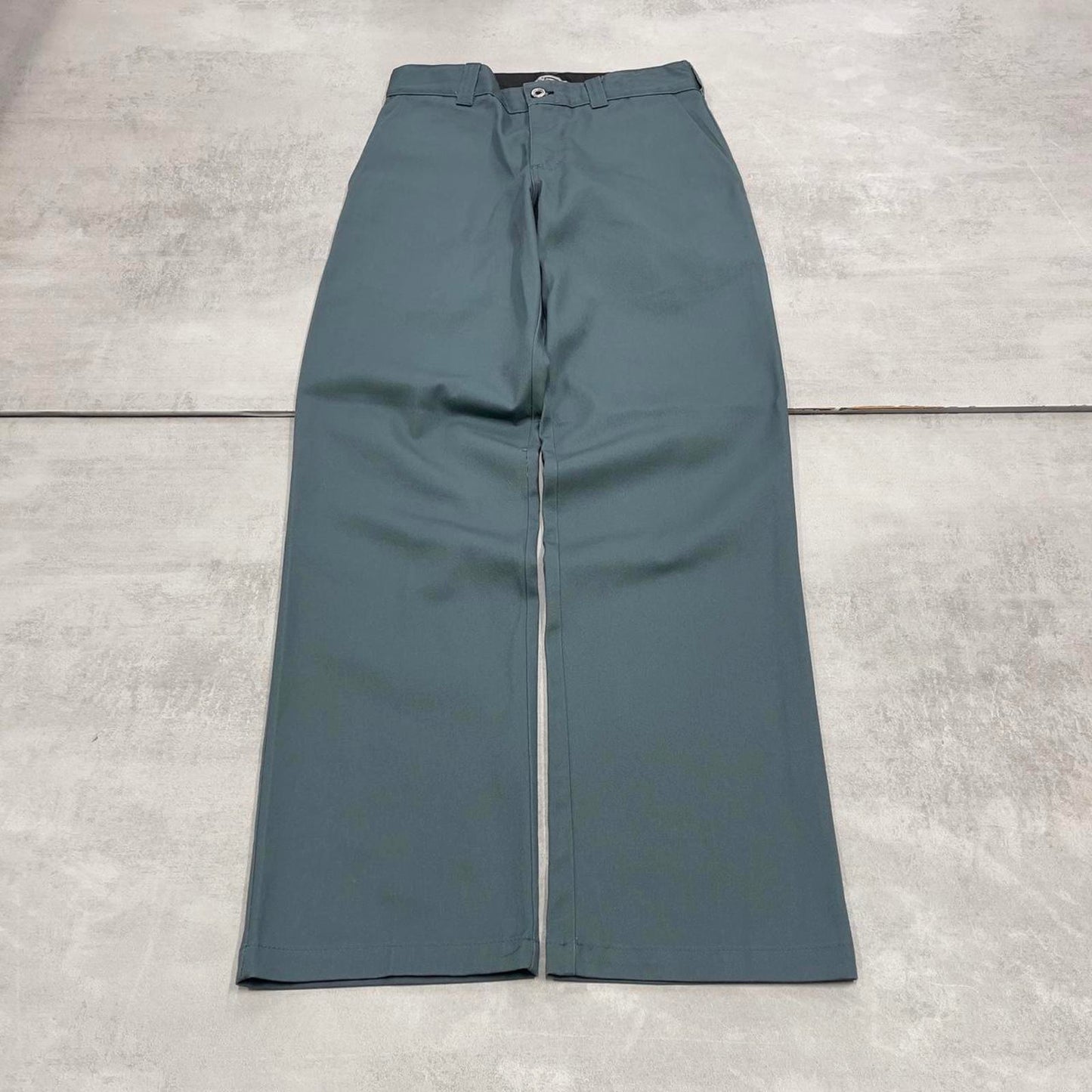 Teal Dickies skateboarding pants W30L32 twill chino style skater pants