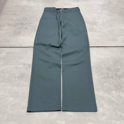 Teal Dickies skateboarding pants W30L32 twill chino style skater pants