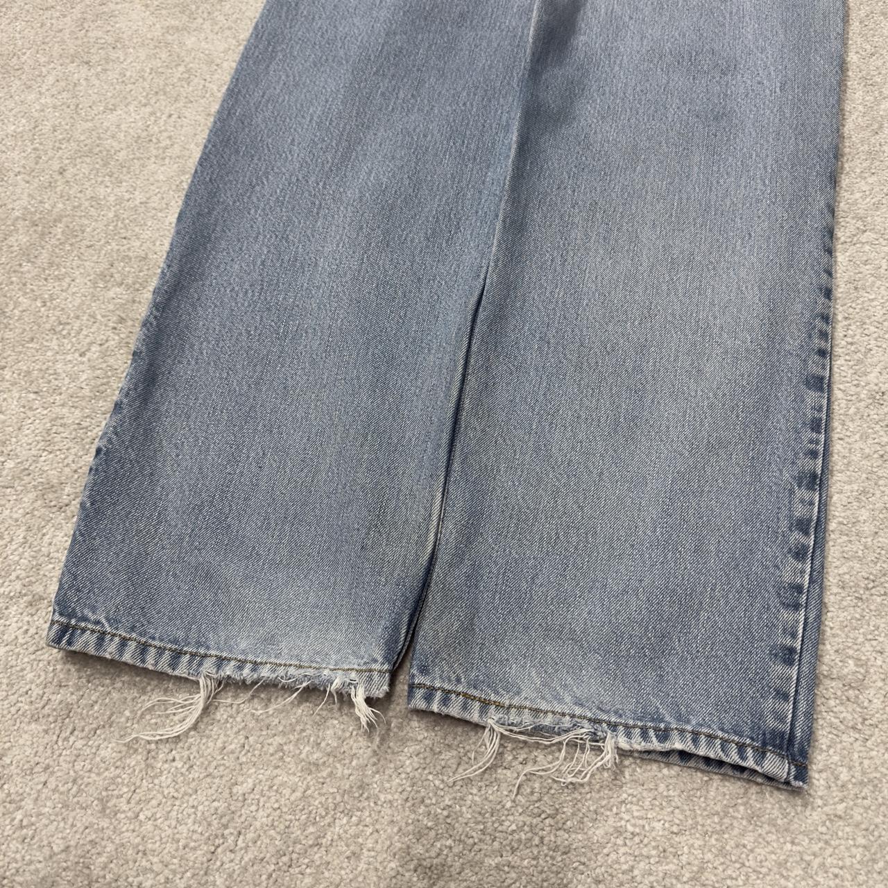 Levi’s 550 baggy jeans y2k W36L36 blue relaxed fit surf style pants red tab logo