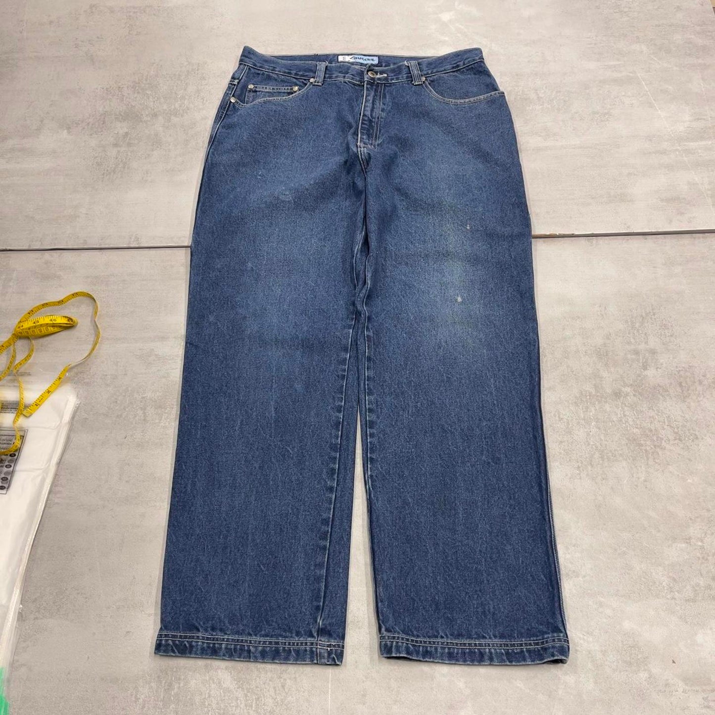Mens wide leg baggy carpenter jeans W36 L30