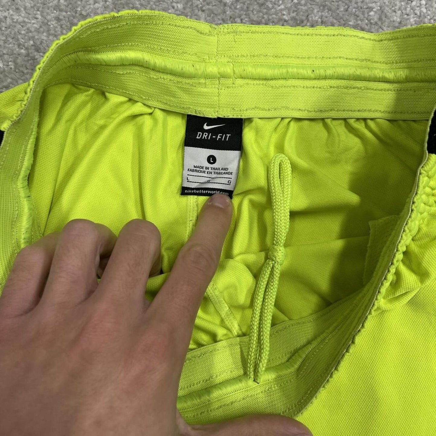 Baggy Nike sports shorts y2k green Basketball style comfy loose floaty summer gym shorts