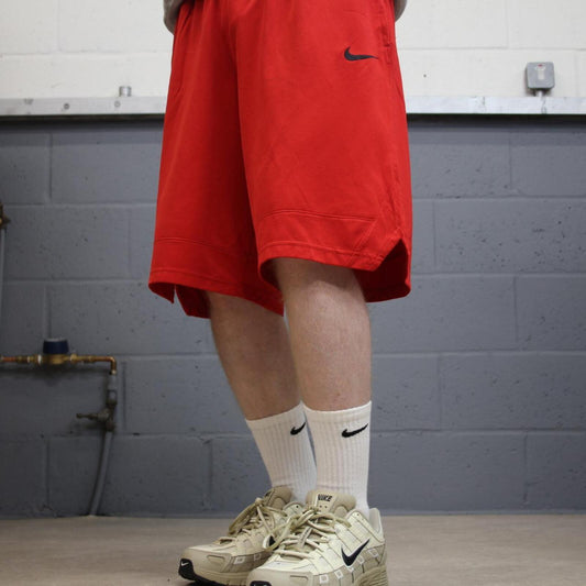 Baggy Nike sports shorts y2k red Casual style comfy loose floaty summer gym shorts