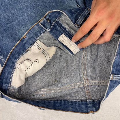 Vintage Wrangler jeans W38L30 mens blue 5 pocket denim jeans