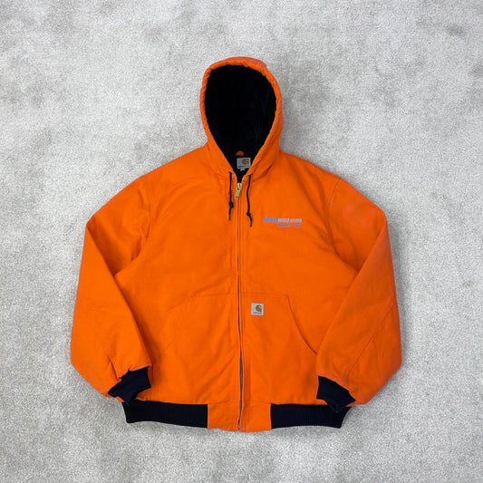 Vintage Carhartt hooded active jacket XL