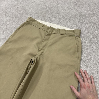 Dickies baggy carpenter shorts khaki Twill chino skater style shorts wide long leg