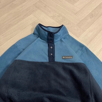 Columbia y2k snap t fleece blue navy men’s L autumnal pullover