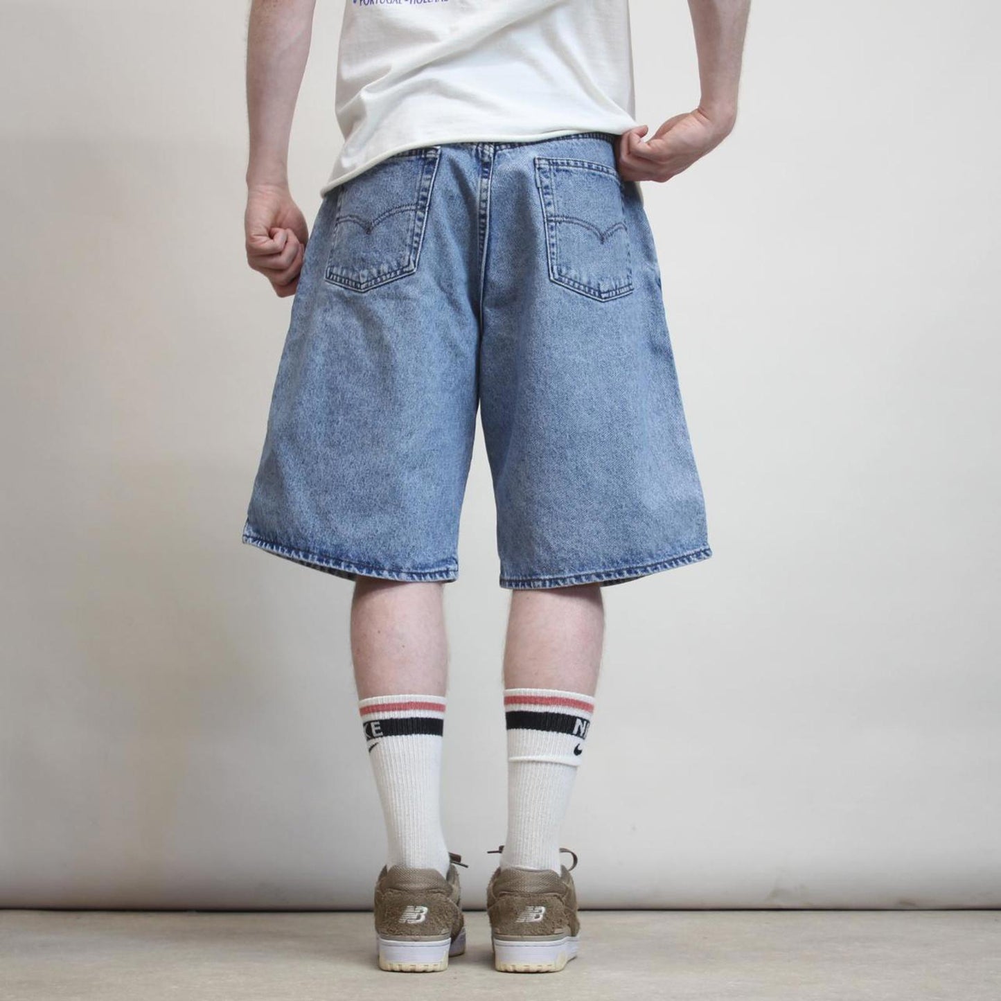 Vintage Silver Tab Levi's baggy jorts W36 loose denim 90s skater shorts