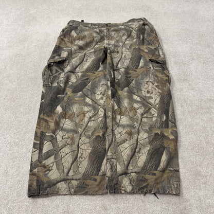 Outfitters Ridge baggy camo cargo pants Y2K XXL khaki Realtree camouflage loose hunting utility