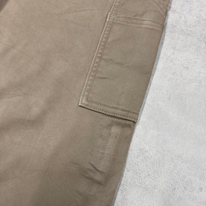Beige Levis Carpenter Jeans W38L28 straight leg cargos red tab logo skater style