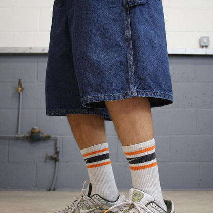 Mens baggy Wrangler carpenter jorts W44