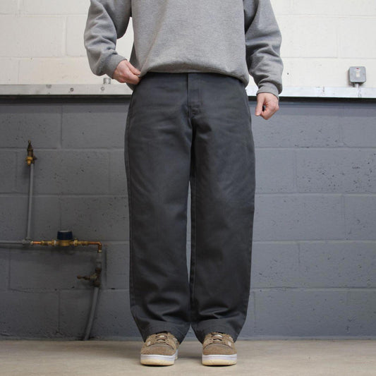 Y2k baggy Dickies 874 work pants grey Original fit loose chino style skate trousers