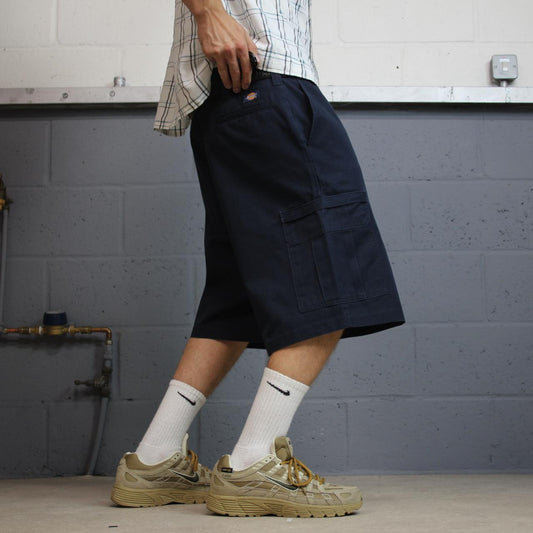 Dickies baggy cargo shorts y2k navy Loose fit chino skater surf shorts summer