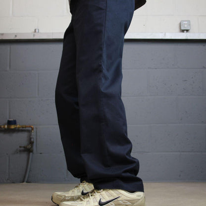 Dickies cargo pants navy straight fit W32L32 Chino skate style work trousers