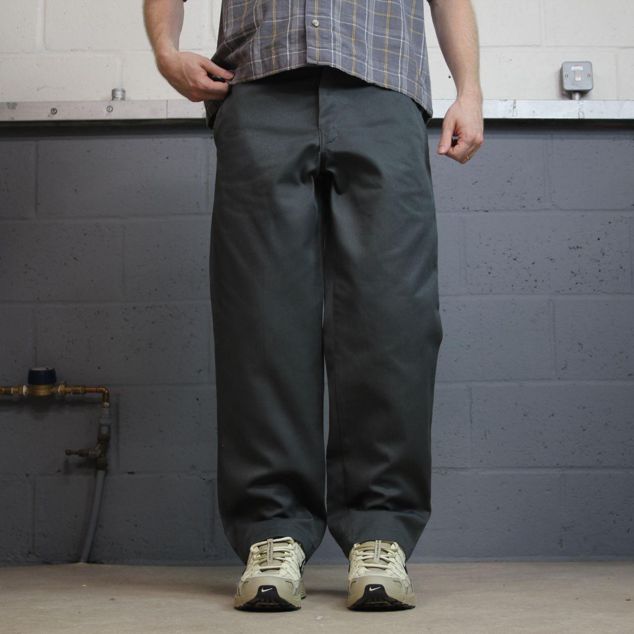 Dickies 874 pants grey original fit W34L30 Twill chino style skate work trousers