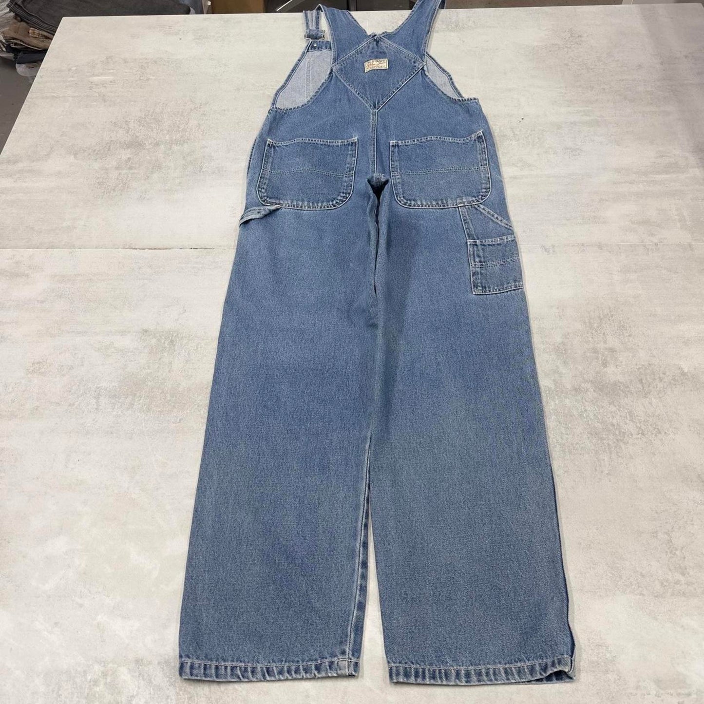 Vintage Old Navy dungarees W34L30 blue mens denim overalls