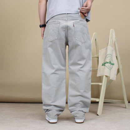 Grey Levi's 550 jeans W38L32 relaxed fit denim 90s style pants