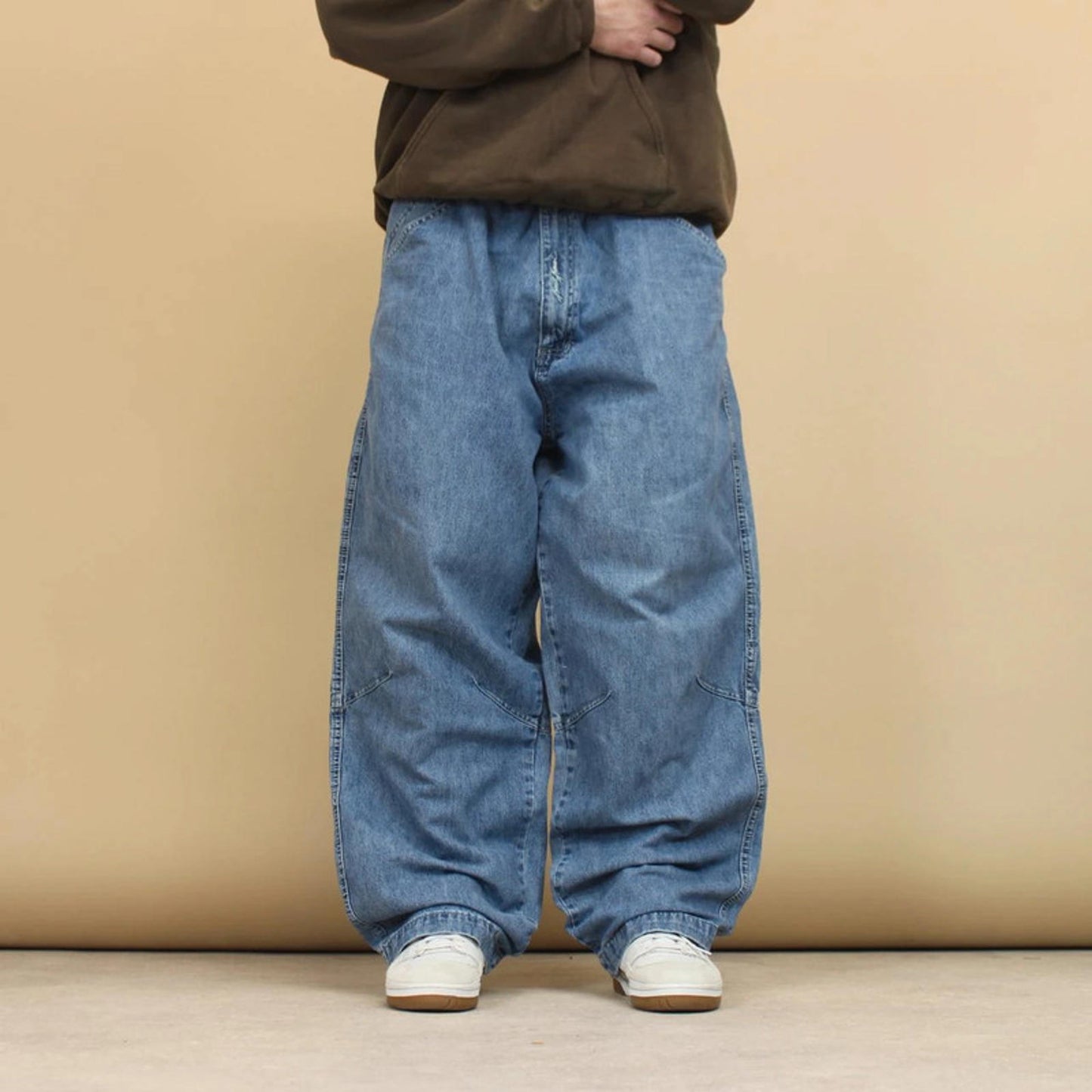 Blue Karl Kani baggy jeans W38L32 wide leg denim 90s style skater jeans