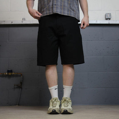 Dickies baggy carpenter shorts black Twill chino skater style shorts wide long leg
