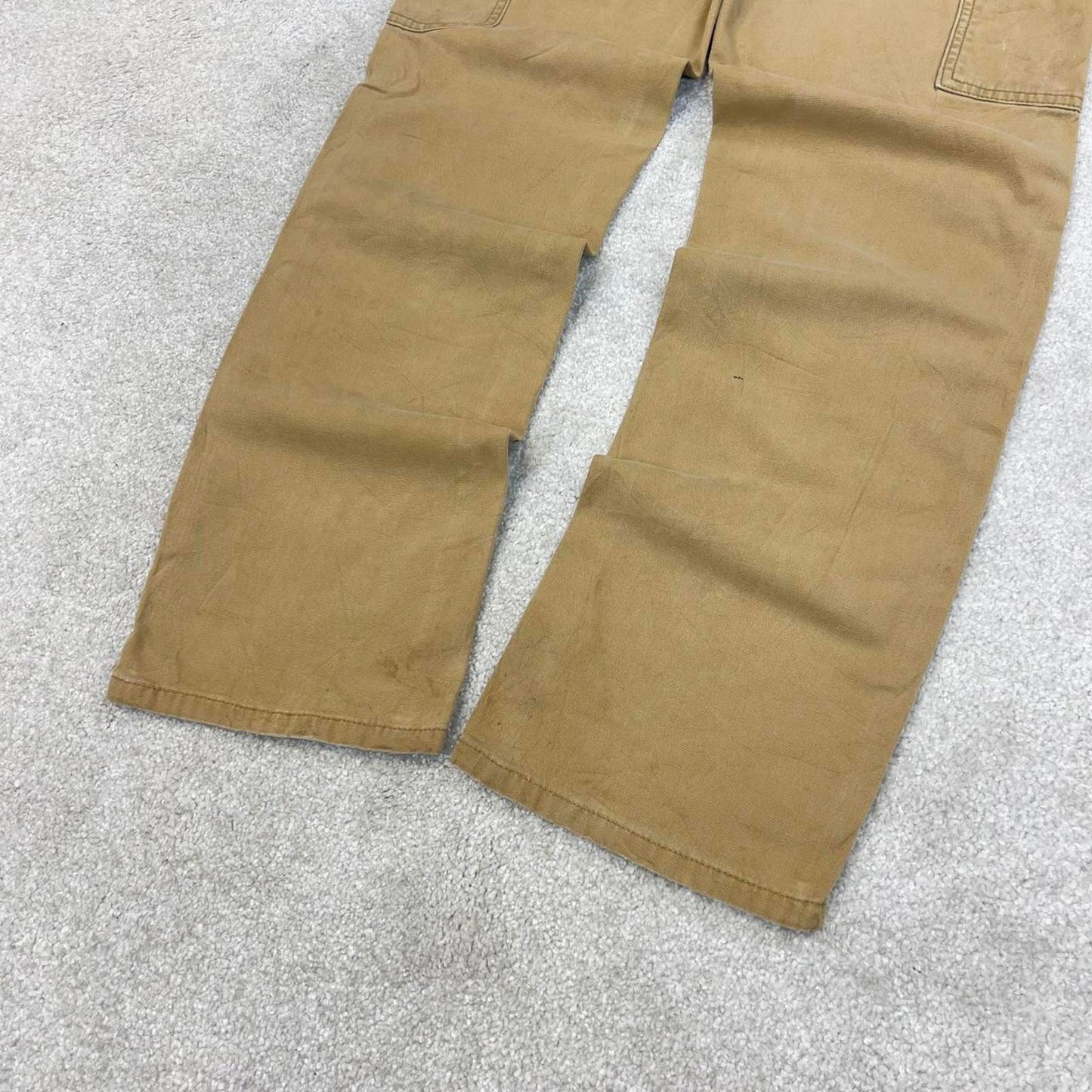 Khaki beige Carhartt carpenter jeans size 2 W28L31 women's y2k 90s style cargos