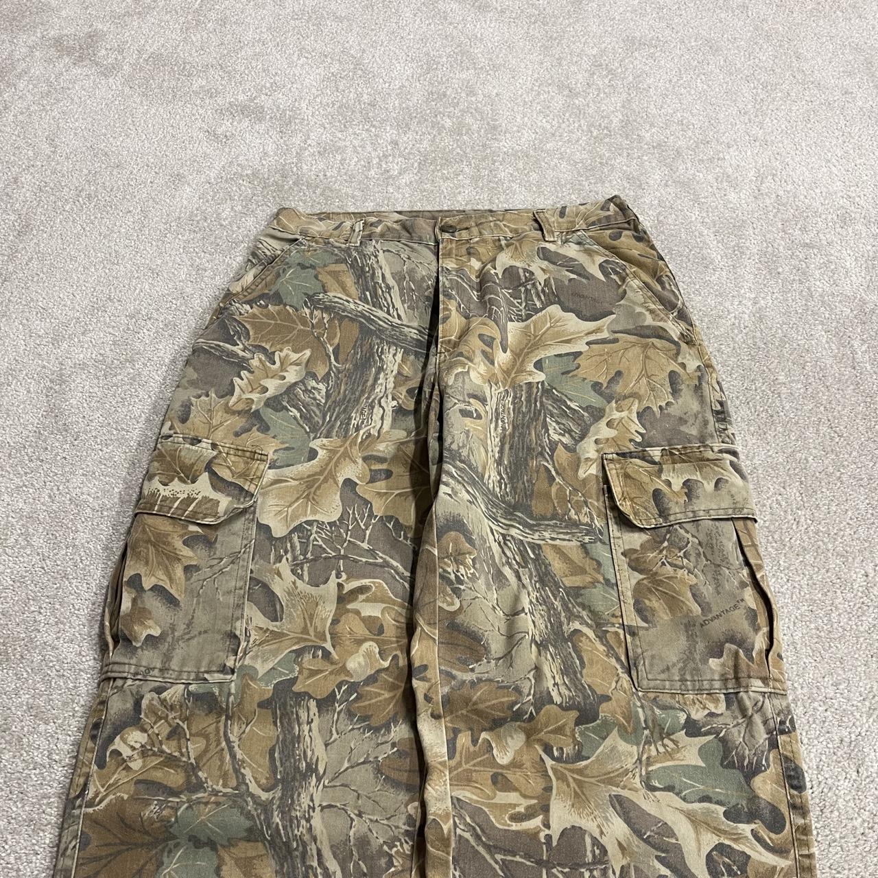 Vintage camo cargo pants y2k utility khaki Spartan Advantage Realtree camouflage hunting cargos