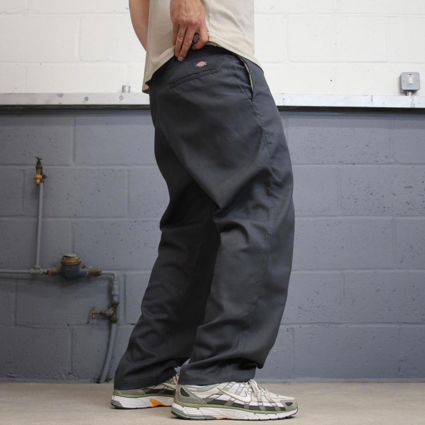 Dickies 874 Pants W38L30 grey original fit twill chino style skater pants